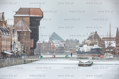 Zima w Gdańsku. Zamarznięta Motława.
09.02.2021
fot....