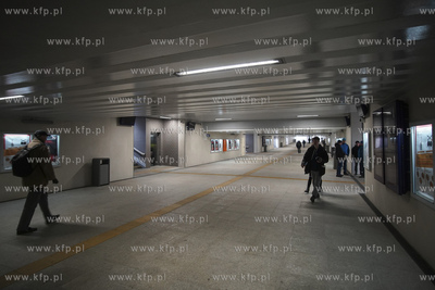 Tunek podziemy na Gworcu PKP w Gdańsk. 06.03.2020...