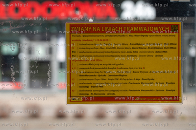 Zmiana organizacji ruchu tramwajów na odcinku Nowych...