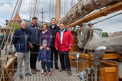 Gdańsk,  Otwarcie sezonu Żeglarskiego. Nz.  Wiceprezydnt...