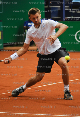 Sopot. Korty SKT. Zawody BNP Paribas Polish Open.
Nz...