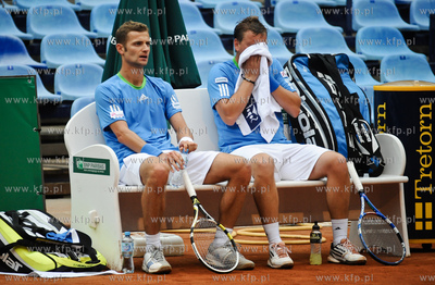 Sopot. Korty SKT. Zawody BNP Paribas Polish Open.
Nz...