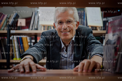 Gdansk. Biblioteka Manhattan w CH Manhattan. Spotkanie...