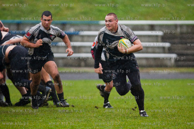 Stadion Gdanskiego Osrodka Kultury Fizycznej. Mecz...
