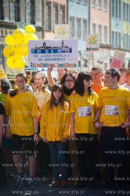 Gdansk. Dlugi Targ. Bieg Nadziei 2013 zorganizowany...