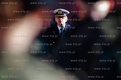 Gdynia. Oksywie. Akademia Marynarki Wojennej. Uroczystosc...