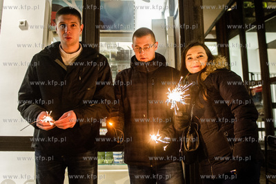 Zabawa sylwestrowa na Targu Weglowym w Gdansku.
31.12.2014
fot....