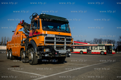 Gdansk. Wrzeszcz. Zajezdnia Autobusowa Zakladu Komunikacji...