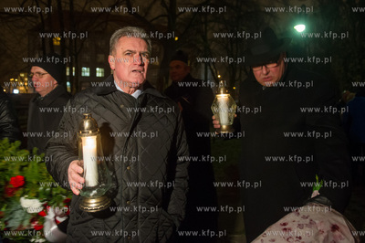 Gdansk. Obchody 45. rocznicy Grudnia '70. Zlozenie...
